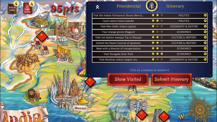 President Travel Mission:India screenshot-4