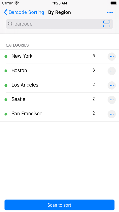 BarcodeSorter - Scan to Sort screenshot 4