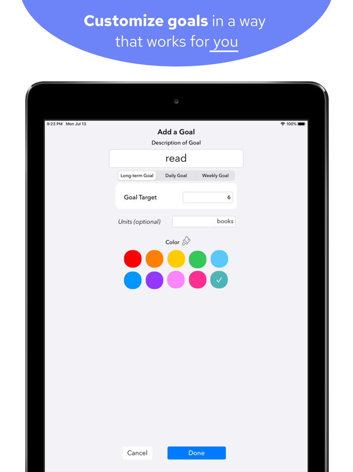 Achieve Goal Tracker