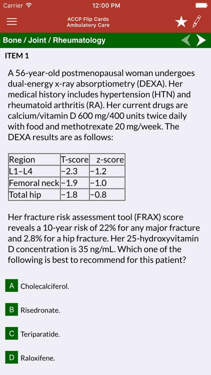 Ambulatory Care Flipcards 2016 screenshot-3