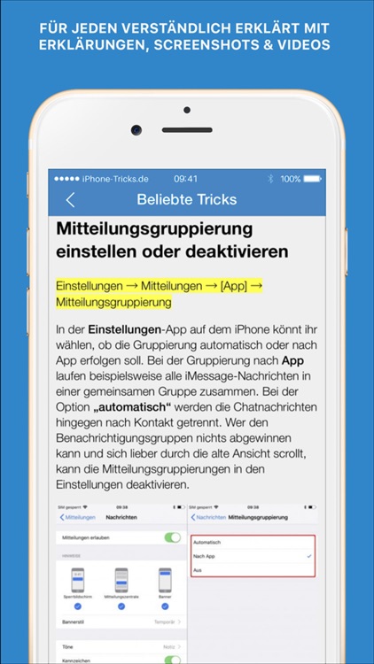 Tricks fürs iPhone (Pro)