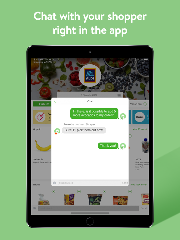 iPad Image of Instacart - grocery deliveries