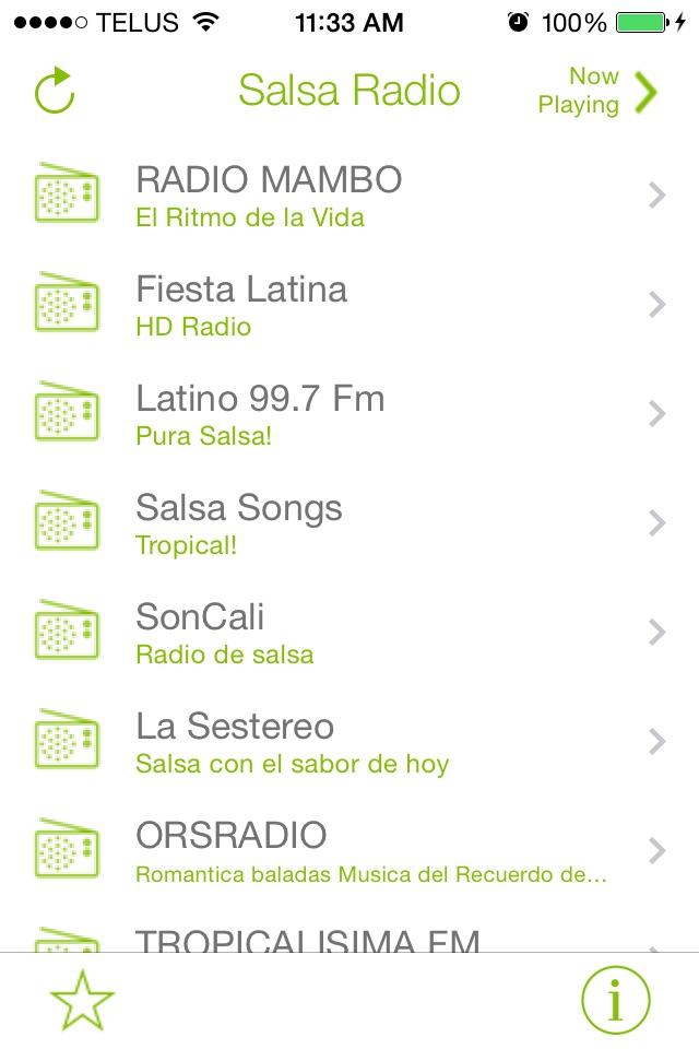 Salsa Radio screenshot 2