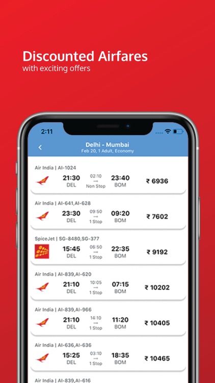 Alhind flight booking app screenshot-4