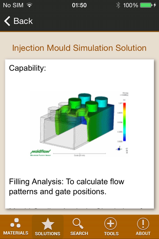 iMoulder Plastic Molding Tools screenshot 4