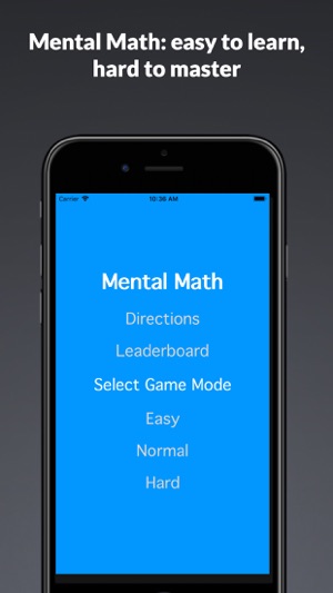 Mental Math - Quick math game