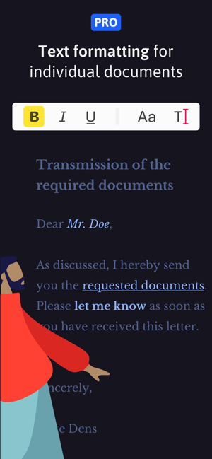 ‎EasyLetter - Екранна снимка за изпращане на писма