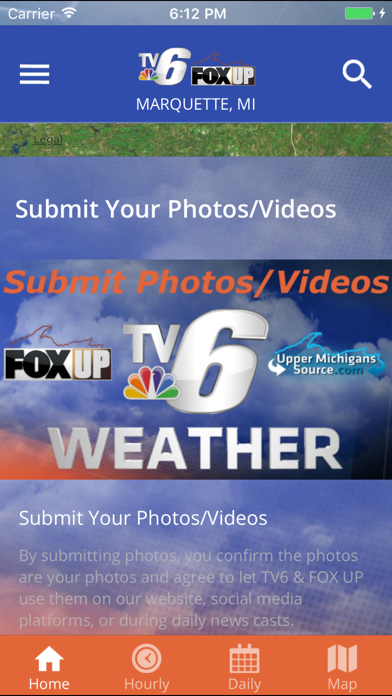 TV6 & FOX UP Weather screenshot 2