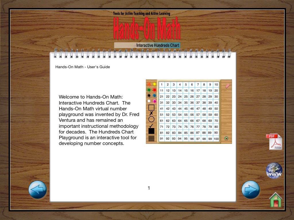 Hands-On Math Hundreds Chart screenshot 4