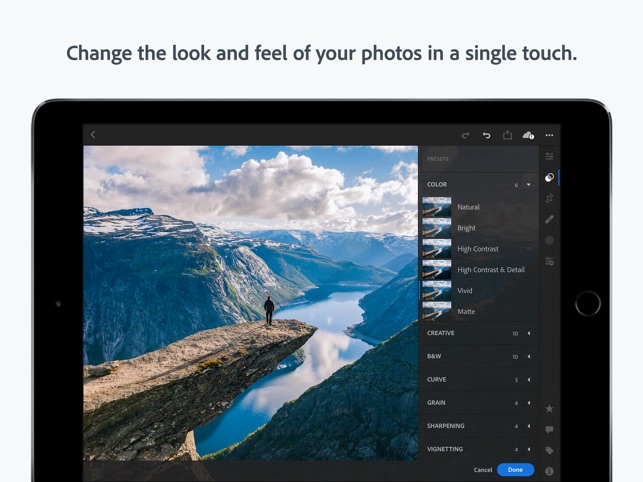 Adobe Lightroom Cc For Ipad On The App Store