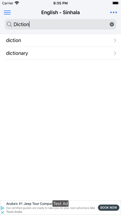 How to cancel & delete Sinhala Dictionary Offline from iphone & ipad 3