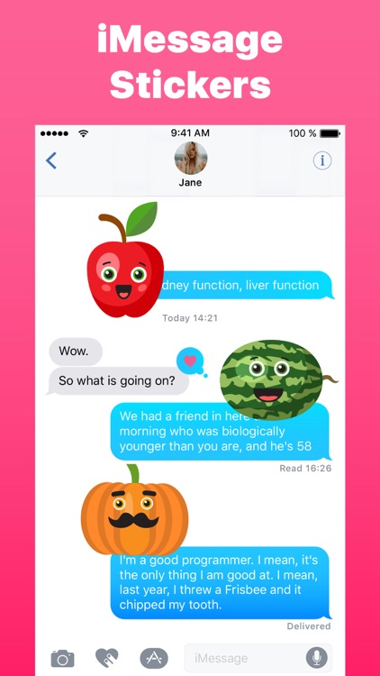 Fruit Emojis Fun Stickers SMS