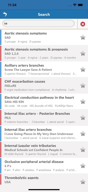 Cardiology Mnemonics(圖4)-速報App