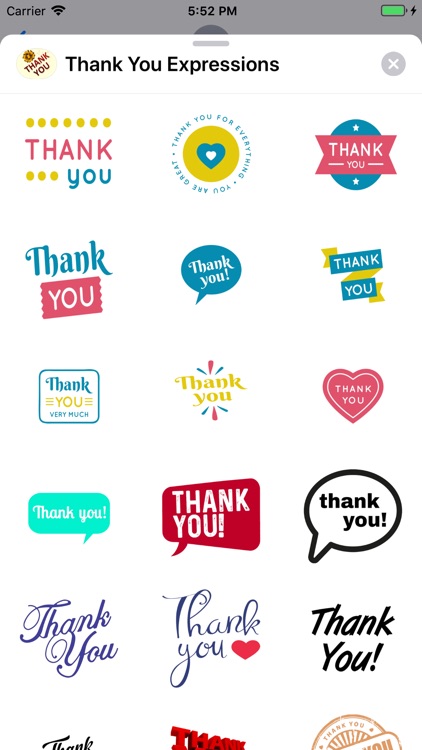 Thank You Expressions - Emojis