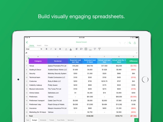 Zoho Sheet - スプレッドシートアプリのおすすめ画像2