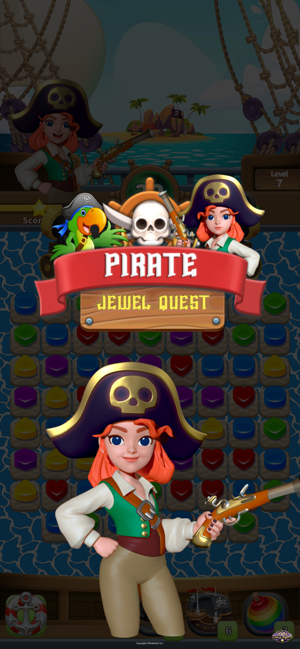 Pirate Jewel Quest(圖6)-速報App