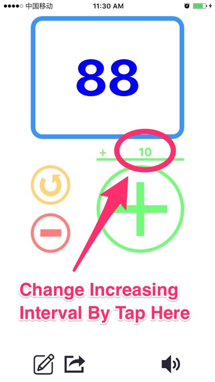 Big Digit Tally Counter