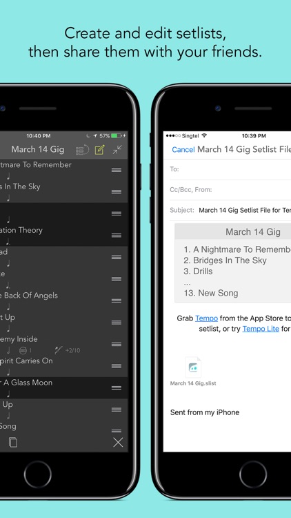 Tempo - Metronome with Setlist screenshot-3