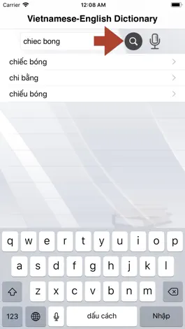 Game screenshot Vietnamese-English Dictionary+ hack