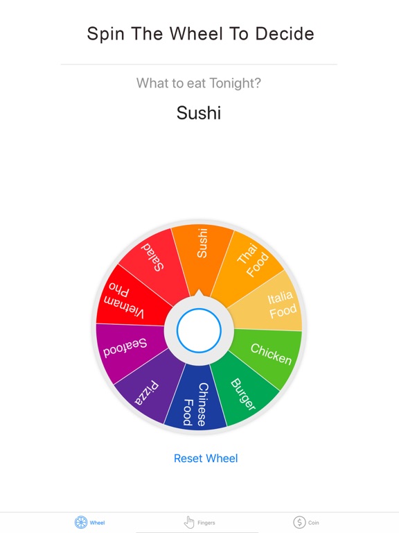 Decisions Spin Wheel App Price Drops