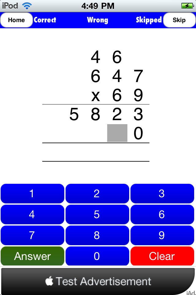Long Multiplication Drills screenshot 3