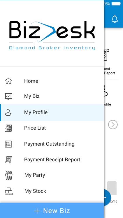 BizDesk - Diamond Broker