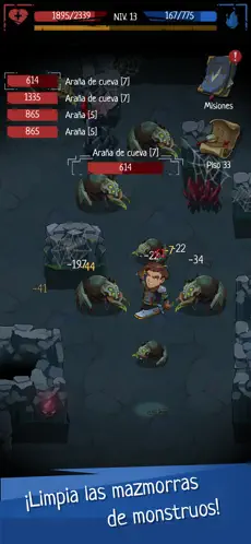 Captura de Pantalla 3 RPG Roguelike Español Offline iphone