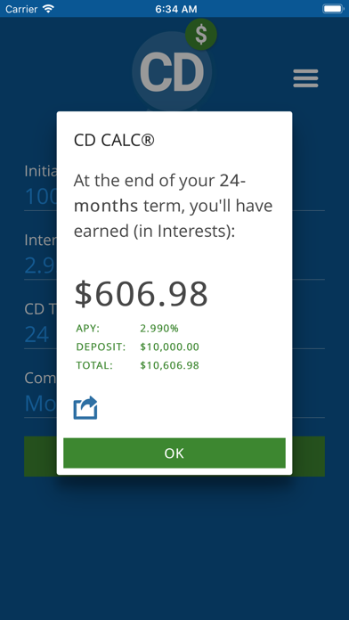How to cancel & delete CD CALC from iphone & ipad 2