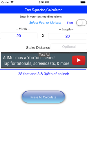 Tent Squaring Calculator(圖4)-速報App