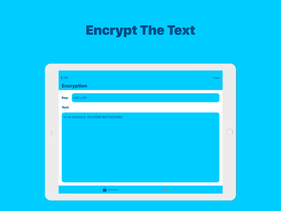 Cipher: Encrypt & Decrypt Text ipad ekran görüntüleri