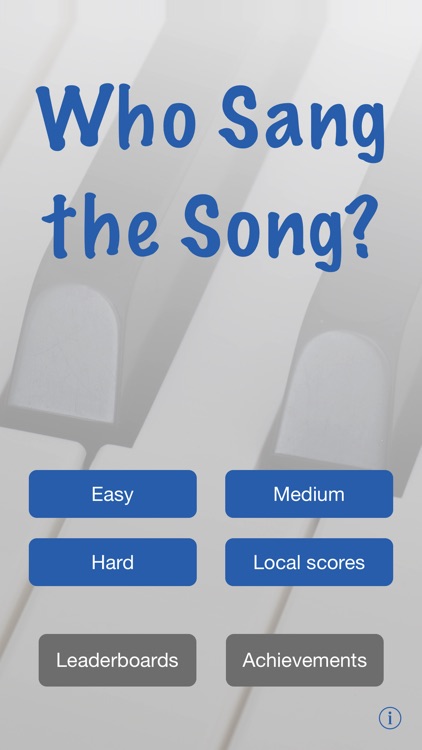 Who Sang the Song?