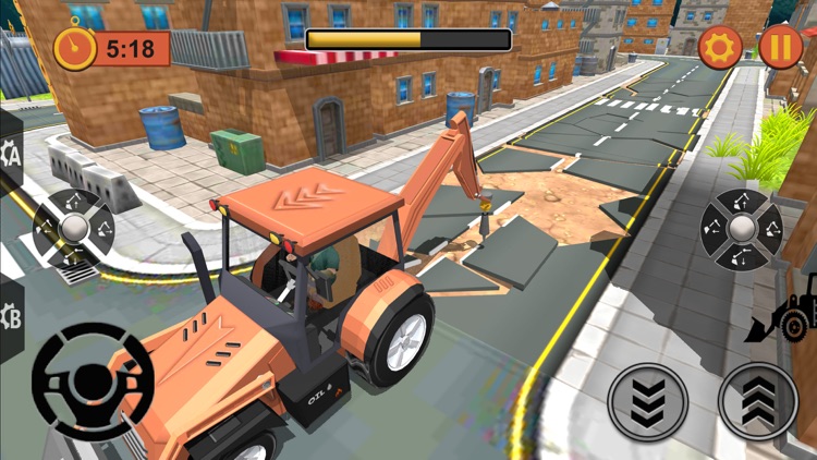 Town Excavator Simulator Pro