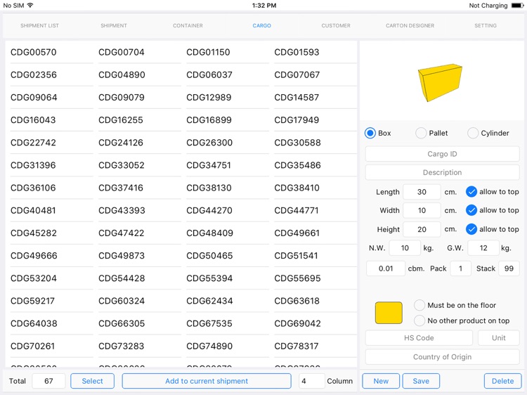 Cargo Optimizer Max for iPad screenshot-3