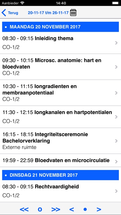 ErasmusMC Onderwijsrooster screenshot-3