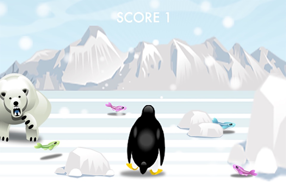 Penguin 3D Arctic Runner screenshot 2