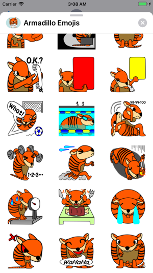 Armadillo Emojis(圖3)-速報App