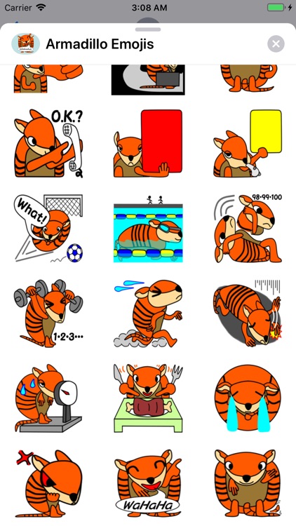 Armadillo Emojis