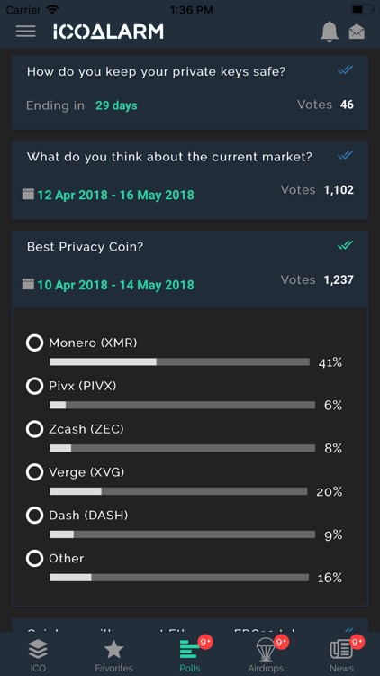 ICO Alarm - Token List Tracker screenshot-4