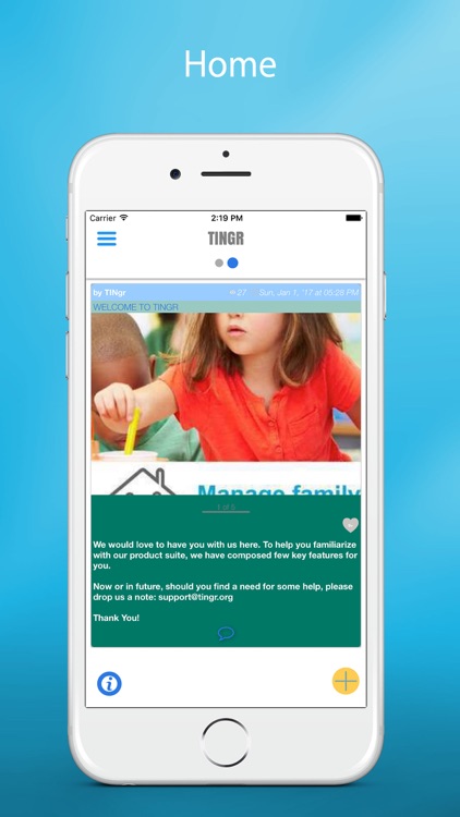 TingrBells App For Parents