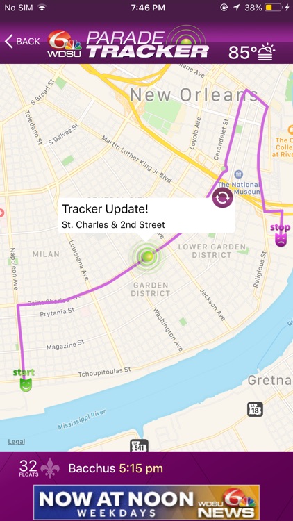 WDSU Parade Tracker