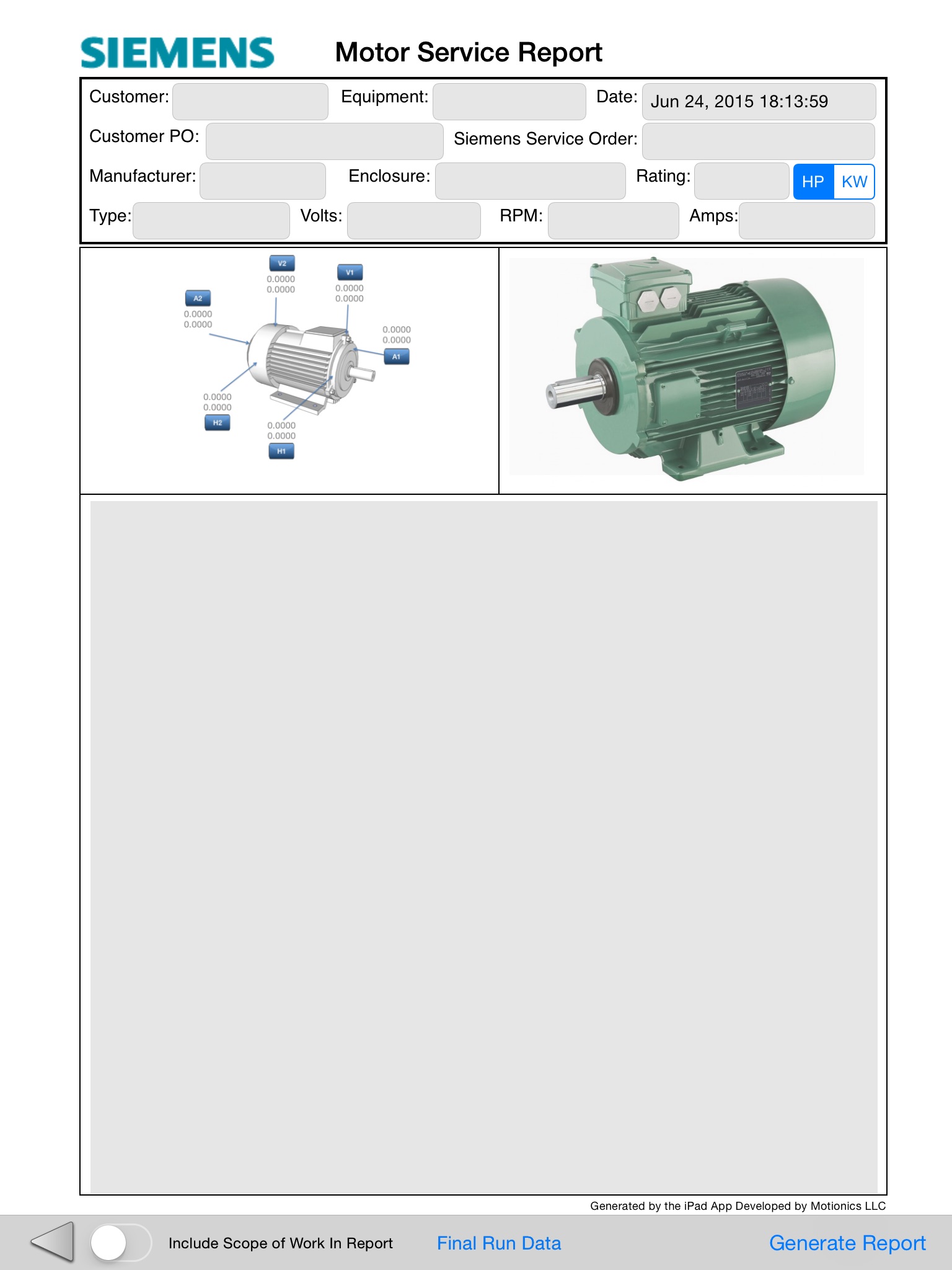 Motor Vibration Test screenshot 4