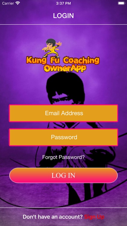 Kung Fu Coaching OwnerApp