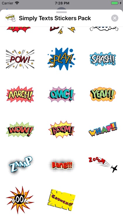 Simply Texts Stickers Pack screenshot-3