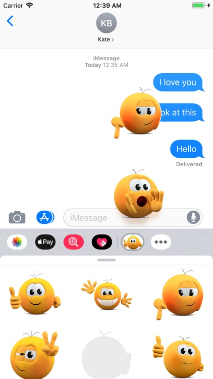 Kolobanga Sticker For iMessage