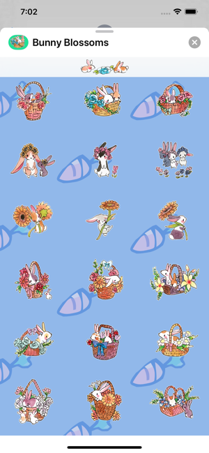 Bunny Blossom Stickers(圖2)-速報App