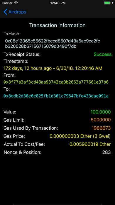 Ethereum Address Explorer screenshot 4