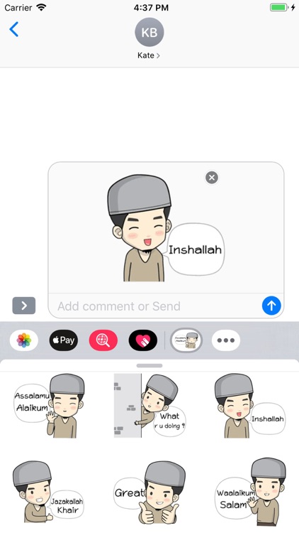 Muslim Boy Stickers Pack screenshot-9