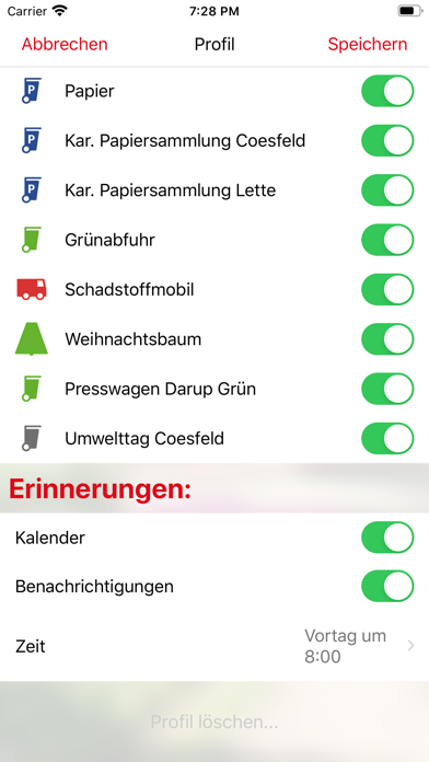 How to cancel & delete abfallapp WBC from iphone & ipad 2