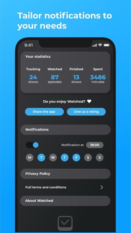 Watched - Track Your Shows screenshot-6