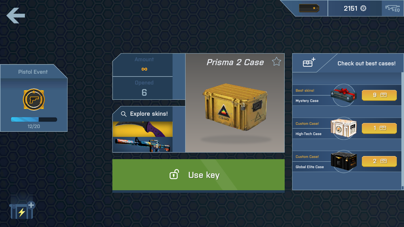 Case Opener - skins simulator Hack screenshot 4 - iOS game interface